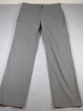 Orvis Pants Men's 36x34 (Actual 37x33) Nylon Stretch Water Repellent Zip Pocket